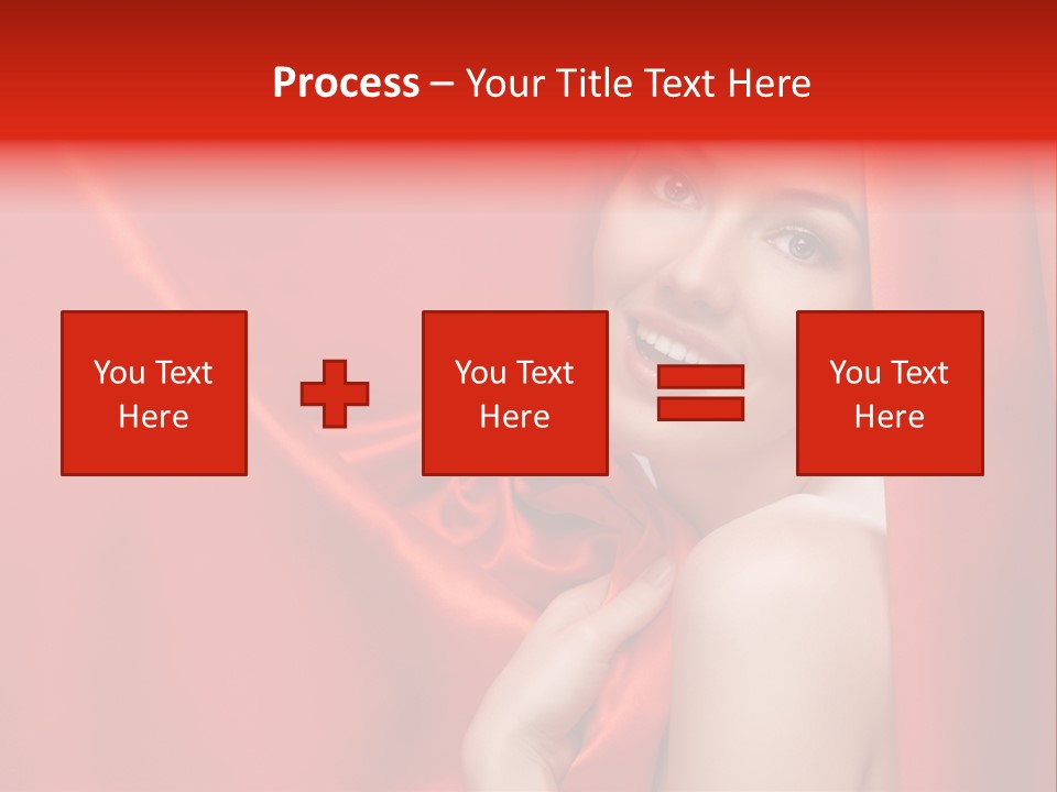 Woman Event Bokeh PowerPoint Template