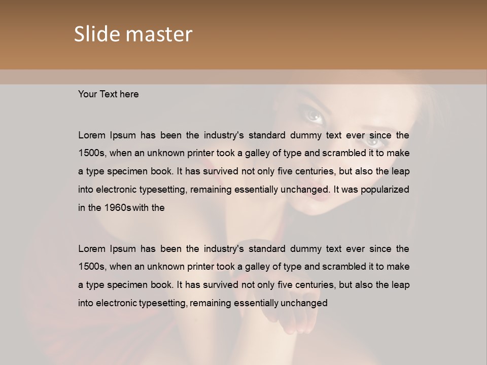 Cheerful Bokeh Box PowerPoint Template