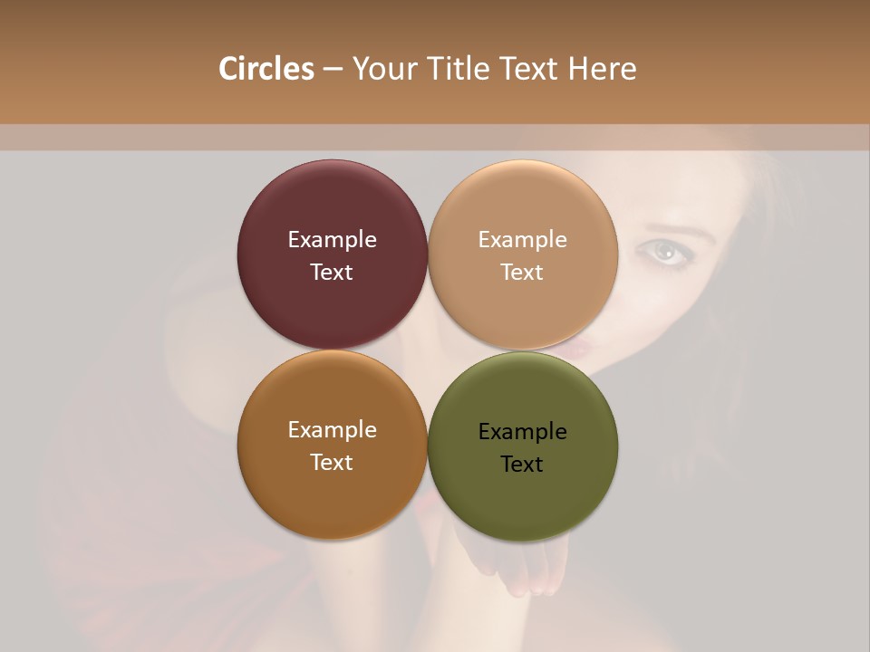 Cheerful Bokeh Box PowerPoint Template