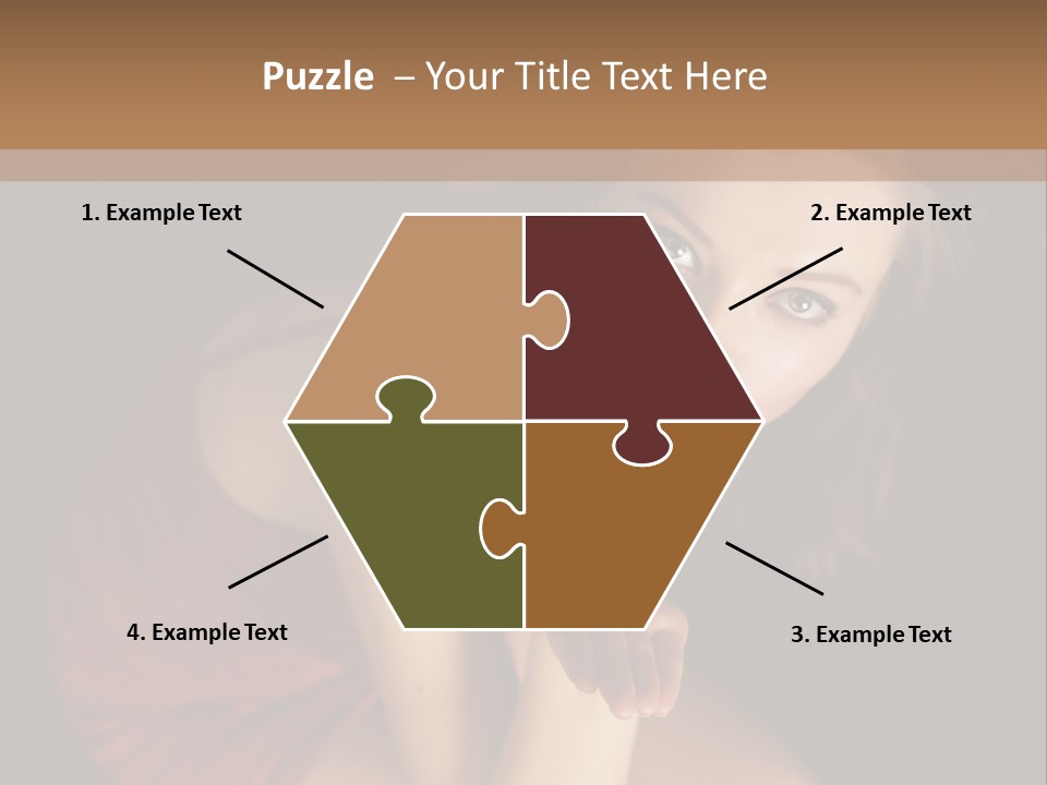 Cheerful Bokeh Box PowerPoint Template