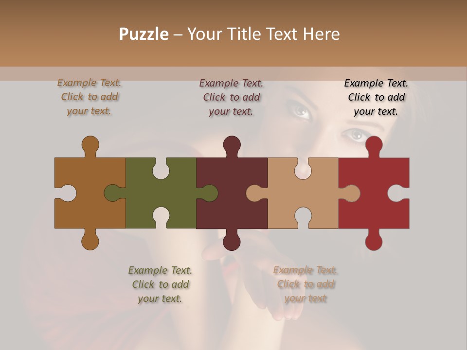 Cheerful Bokeh Box PowerPoint Template