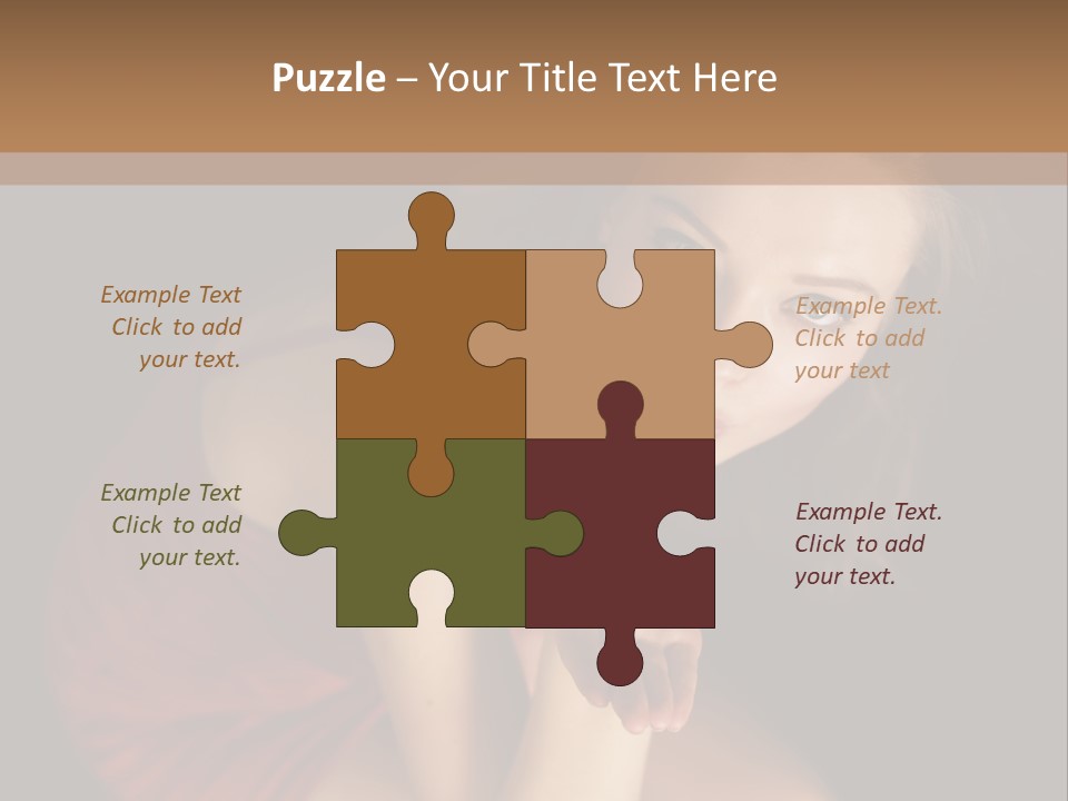 Cheerful Bokeh Box PowerPoint Template