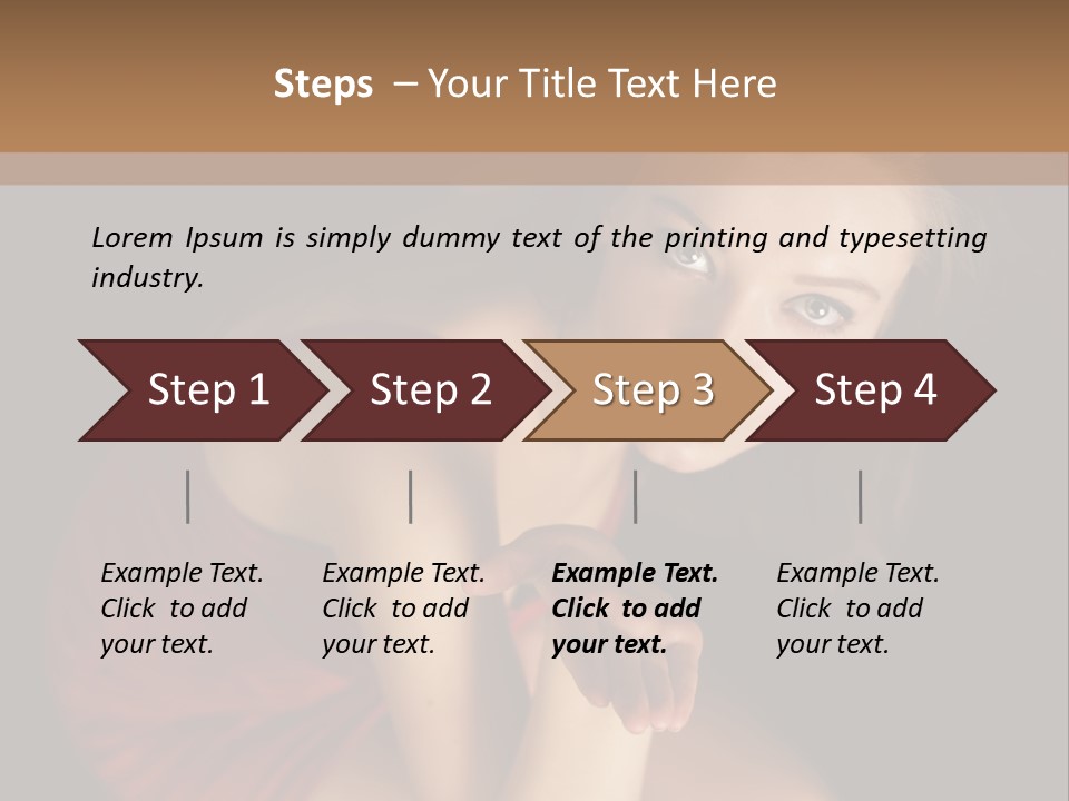 Cheerful Bokeh Box PowerPoint Template