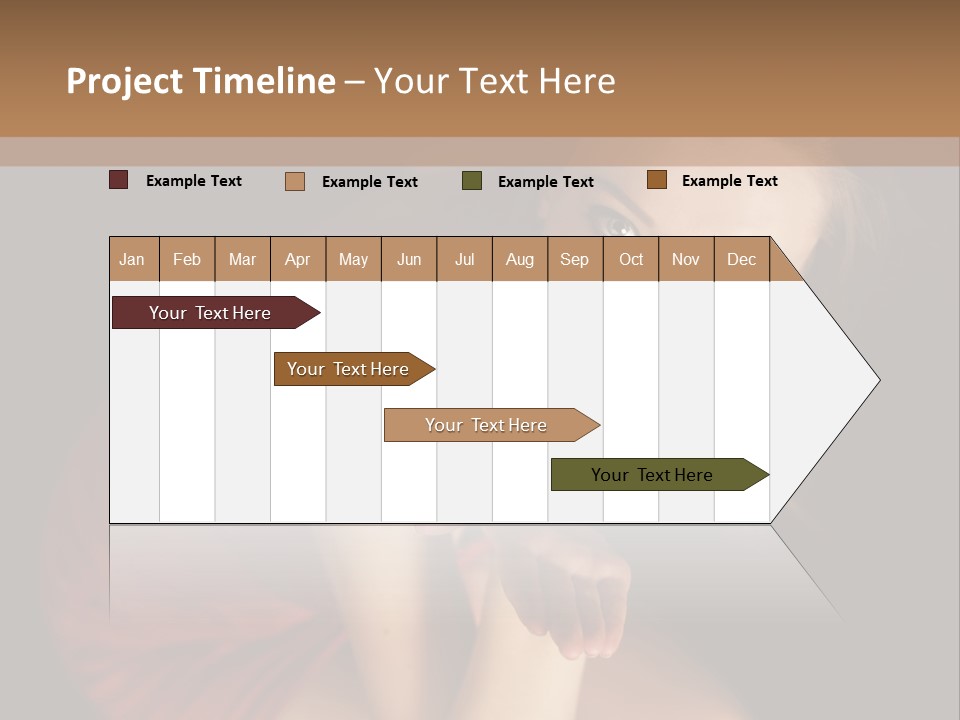 Cheerful Bokeh Box PowerPoint Template