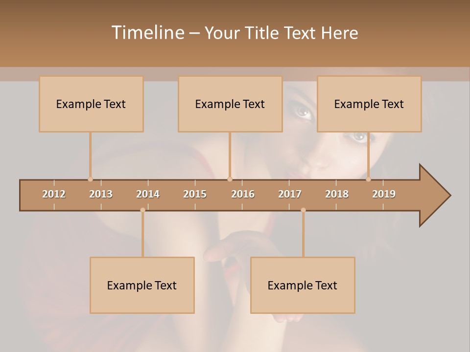 Cheerful Bokeh Box PowerPoint Template