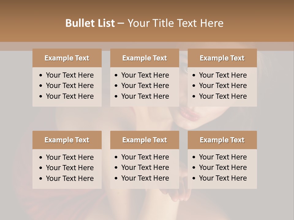 Cheerful Bokeh Box PowerPoint Template