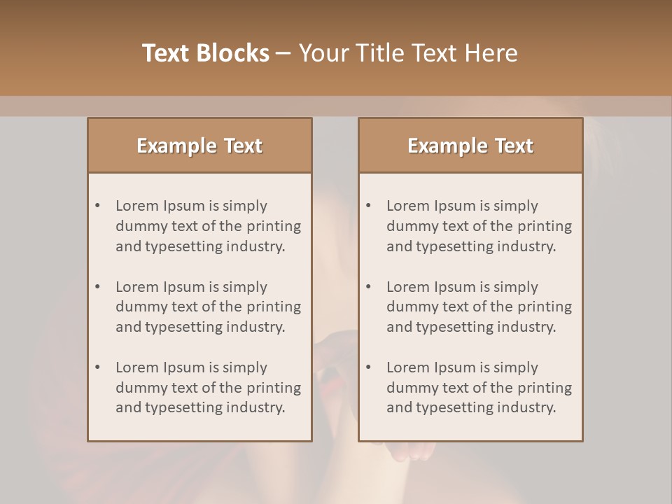 Cheerful Bokeh Box PowerPoint Template