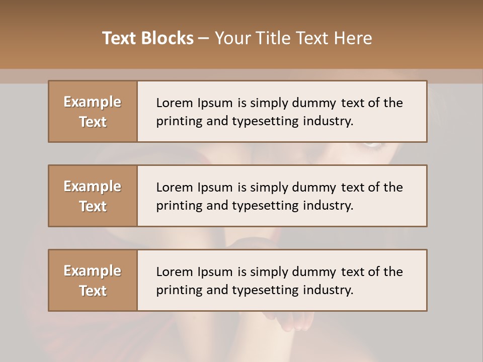 Cheerful Bokeh Box PowerPoint Template