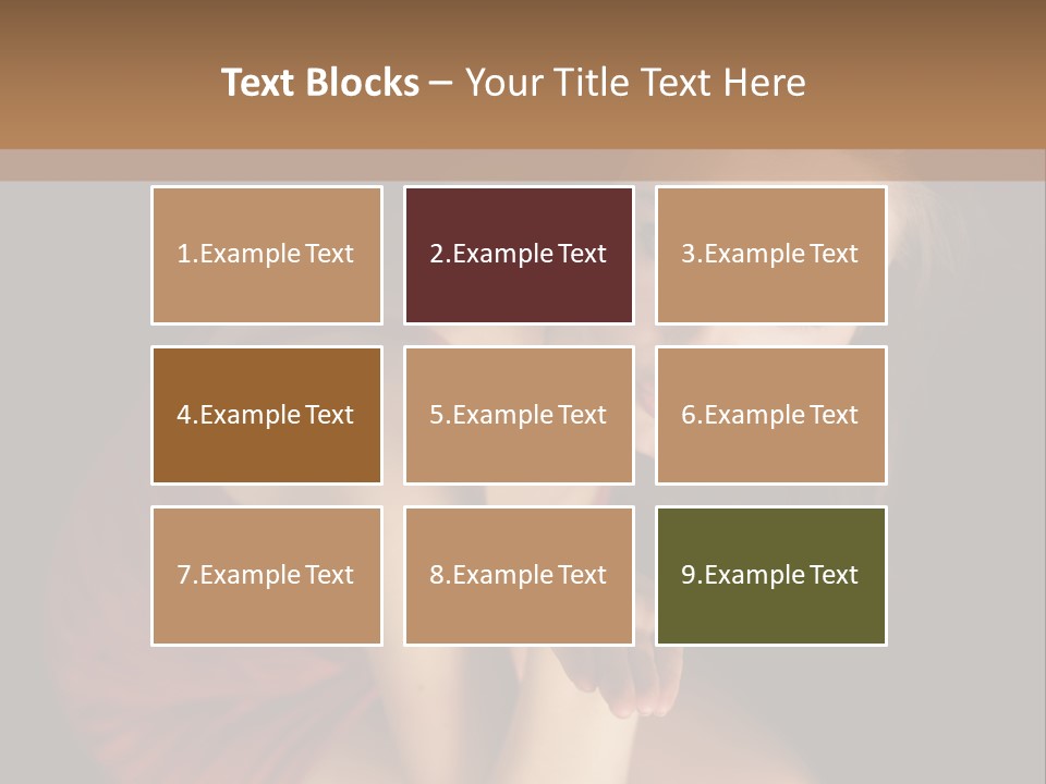 Cheerful Bokeh Box PowerPoint Template