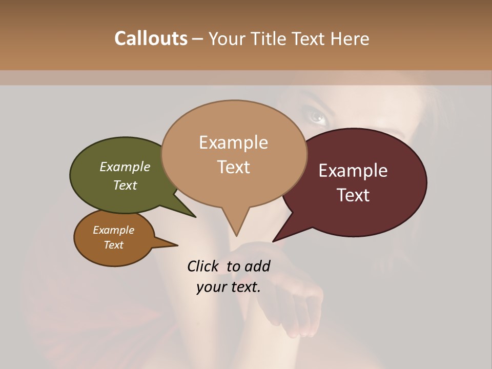 Cheerful Bokeh Box PowerPoint Template