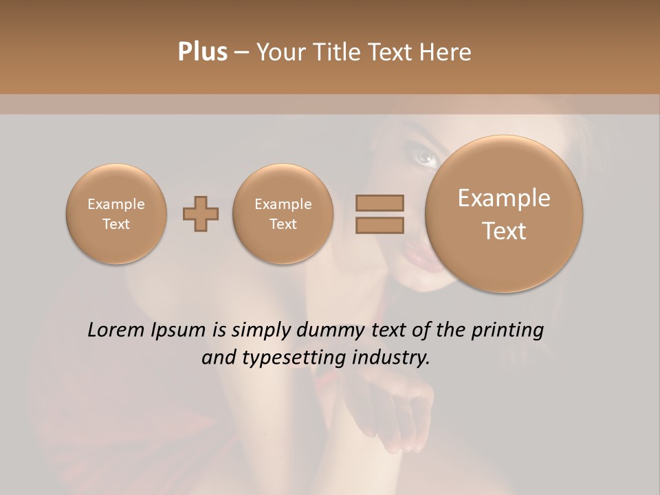 Cheerful Bokeh Box PowerPoint Template
