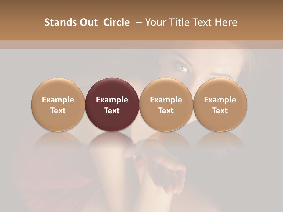 Cheerful Bokeh Box PowerPoint Template