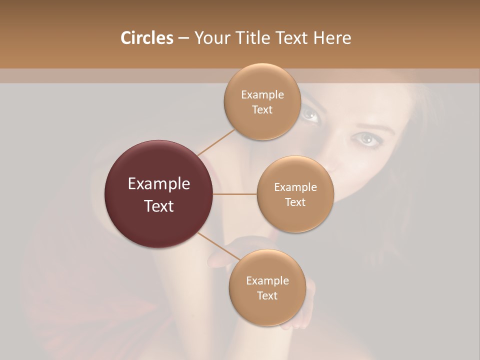 Cheerful Bokeh Box PowerPoint Template