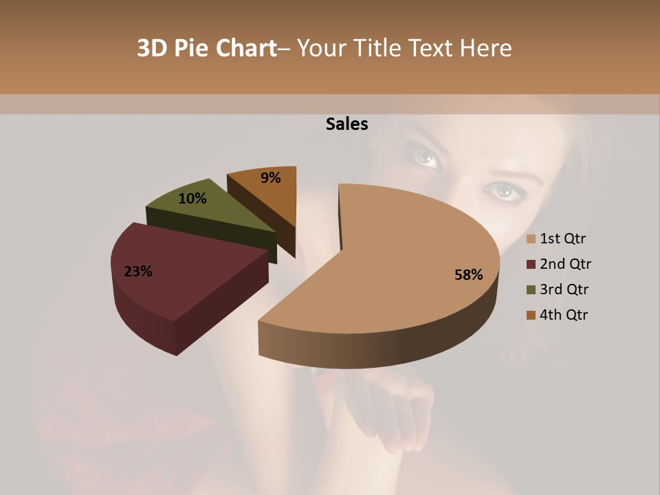 Cheerful Bokeh Box PowerPoint Template