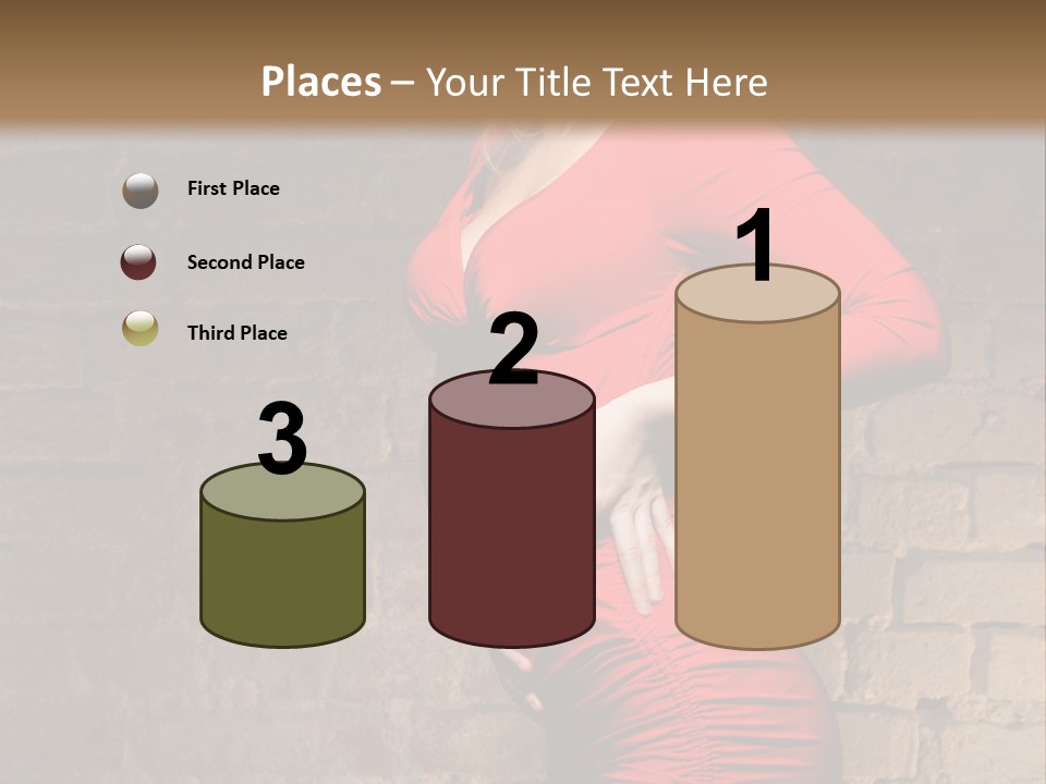 Female Human Hair PowerPoint Template