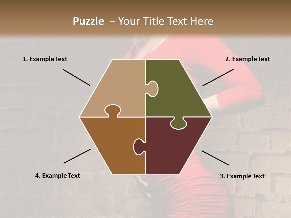 Female Human Hair PowerPoint Template