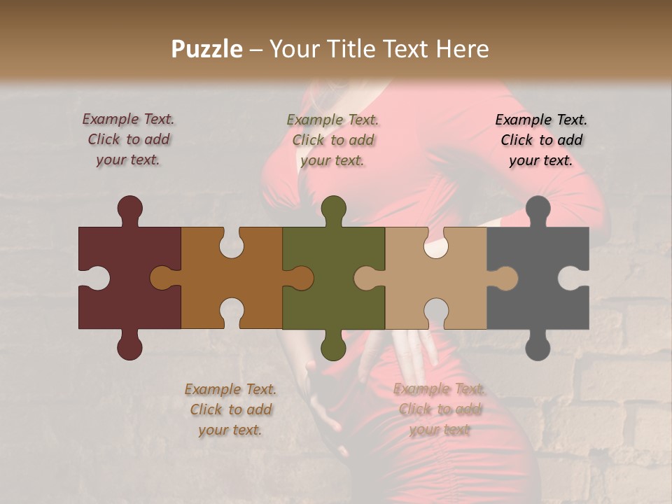 Female Human Hair PowerPoint Template