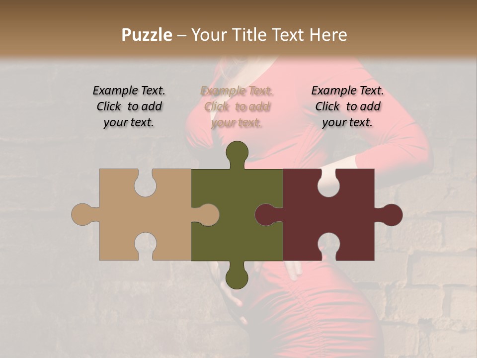 Female Human Hair PowerPoint Template