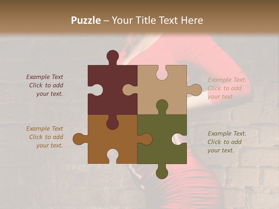 Female Human Hair PowerPoint Template