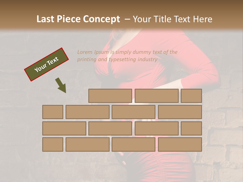 Female Human Hair PowerPoint Template
