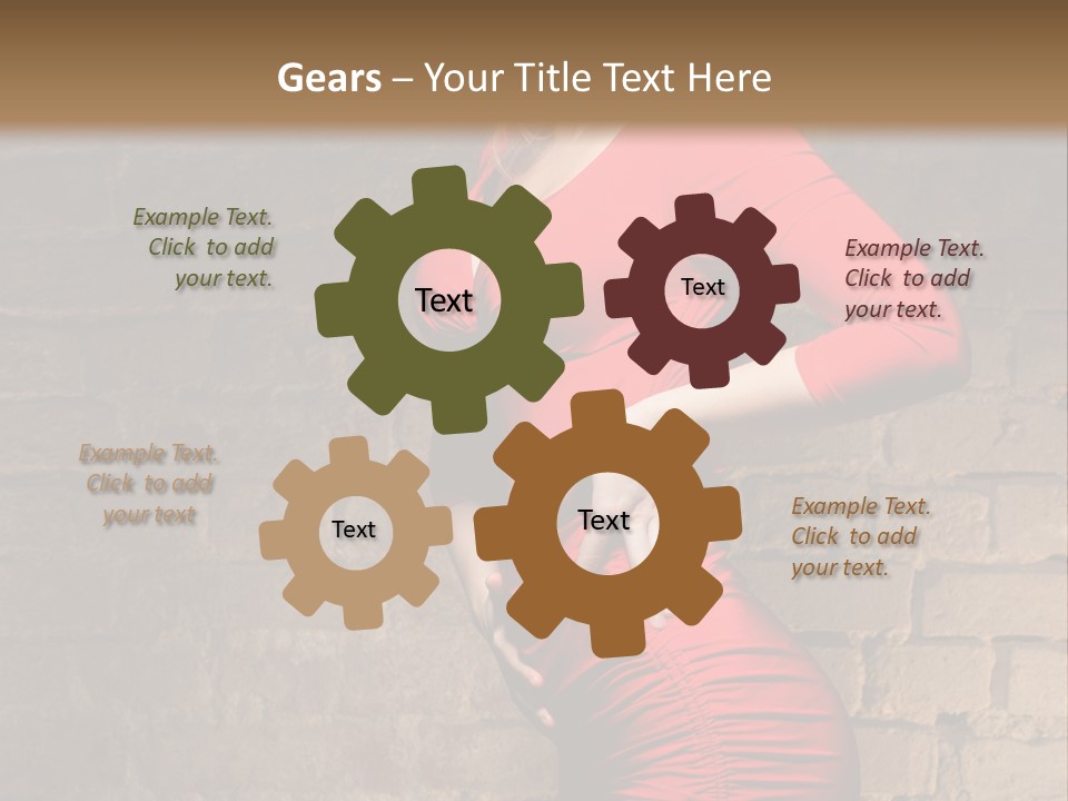 Female Human Hair PowerPoint Template