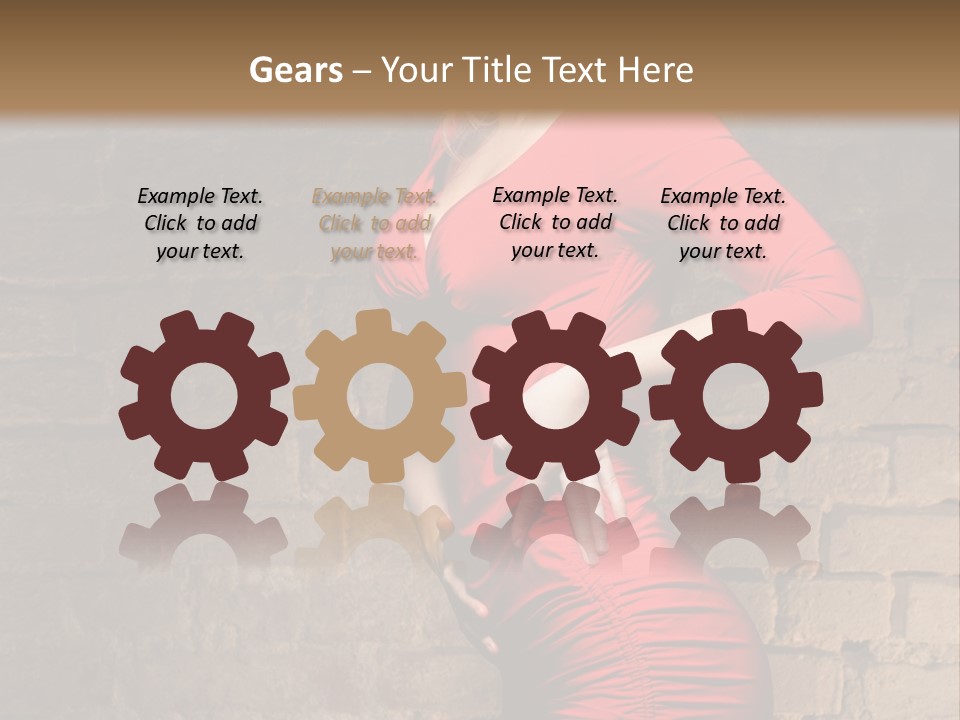 Female Human Hair PowerPoint Template