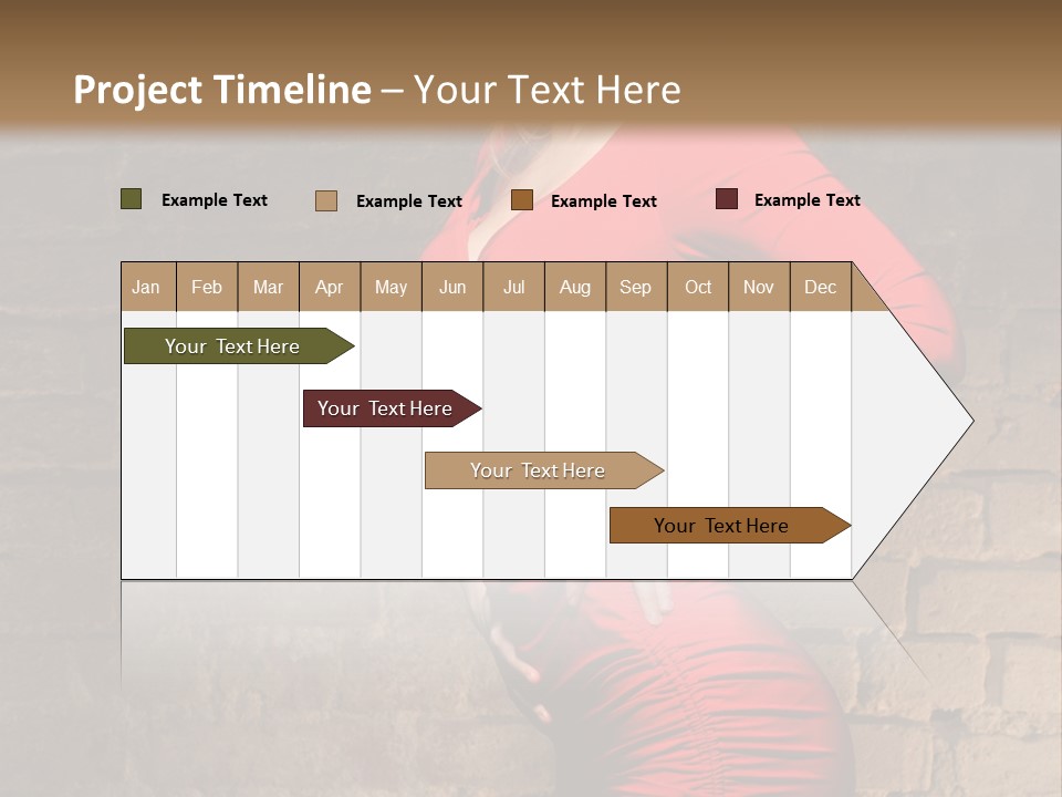 Female Human Hair PowerPoint Template