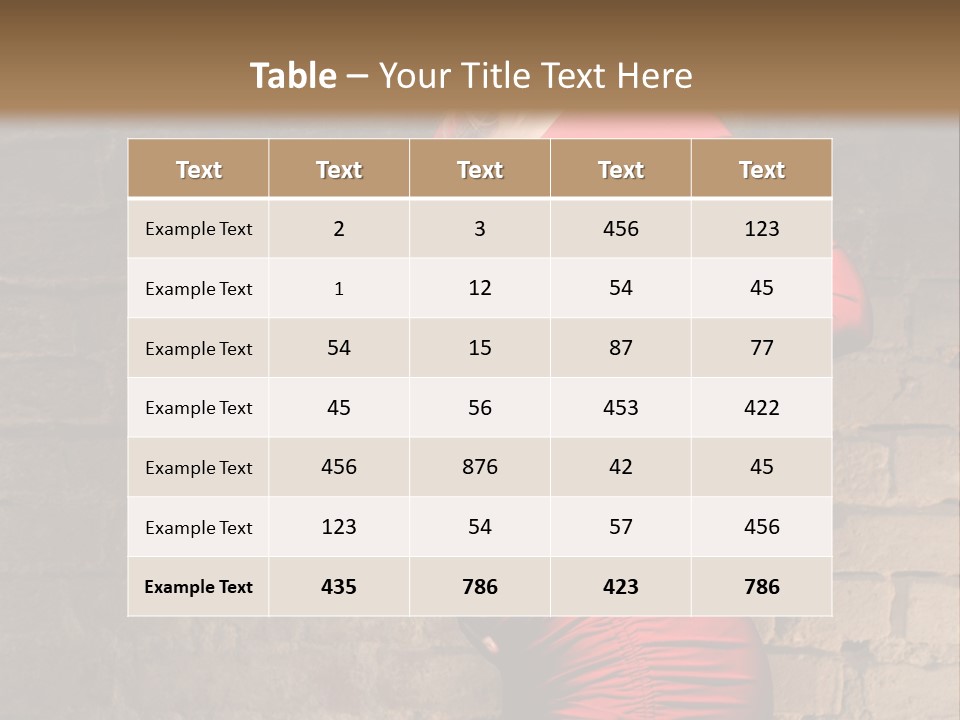 Female Human Hair PowerPoint Template