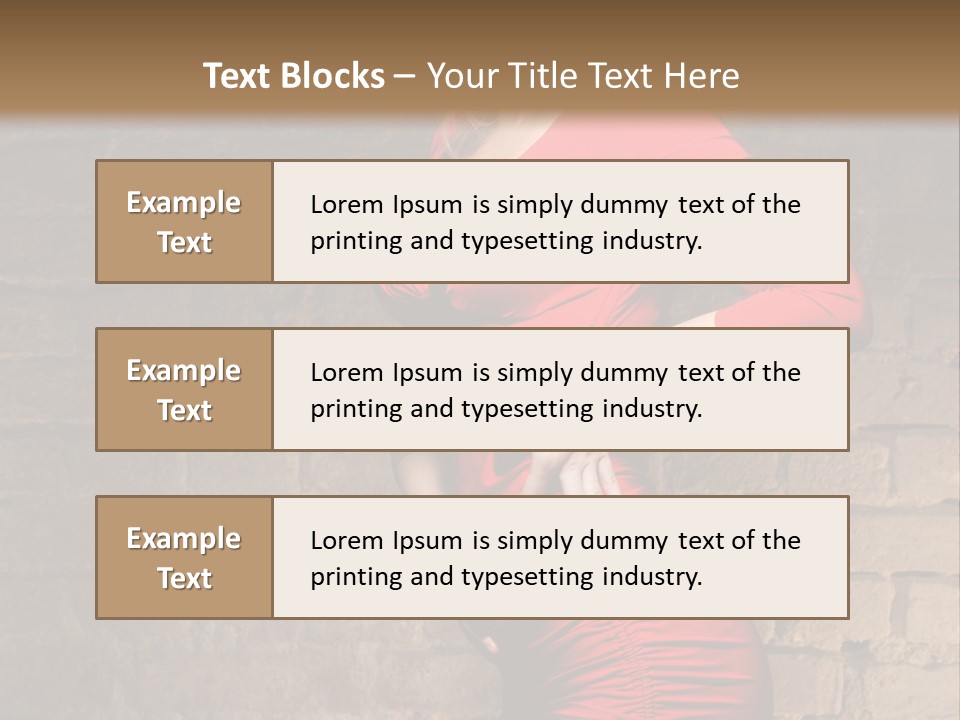 Female Human Hair PowerPoint Template