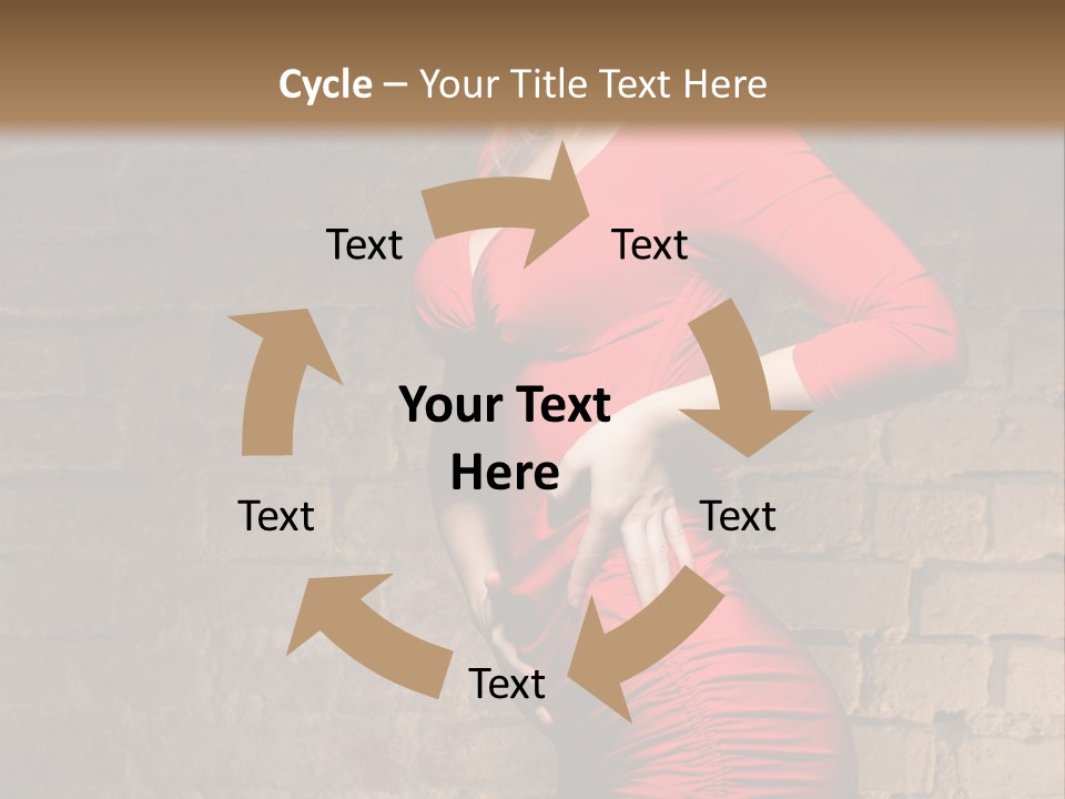 Female Human Hair PowerPoint Template