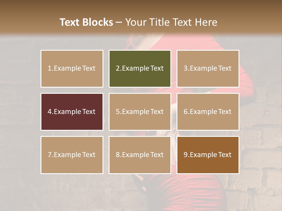 Female Human Hair PowerPoint Template