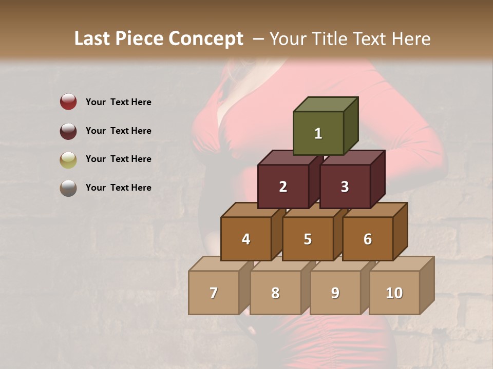 Female Human Hair PowerPoint Template