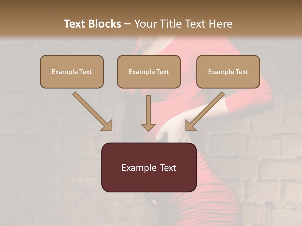 Female Human Hair PowerPoint Template