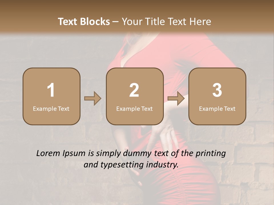 Female Human Hair PowerPoint Template