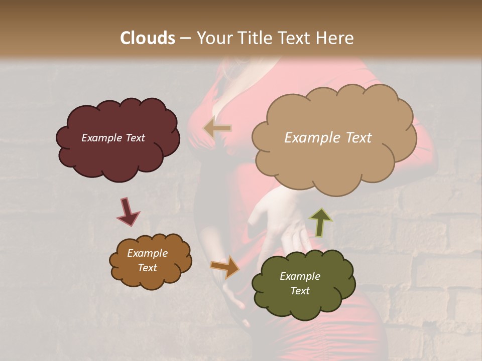 Female Human Hair PowerPoint Template