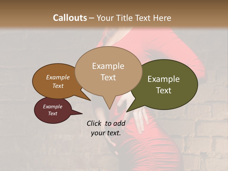 Female Human Hair PowerPoint Template