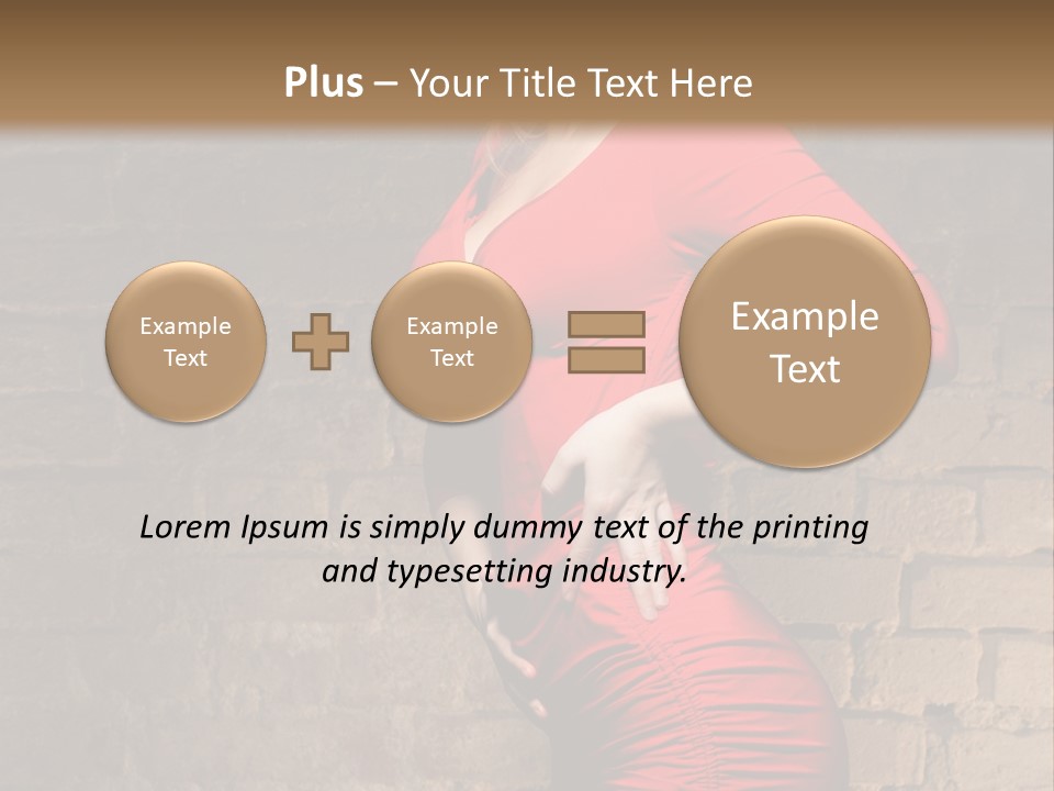 Female Human Hair PowerPoint Template