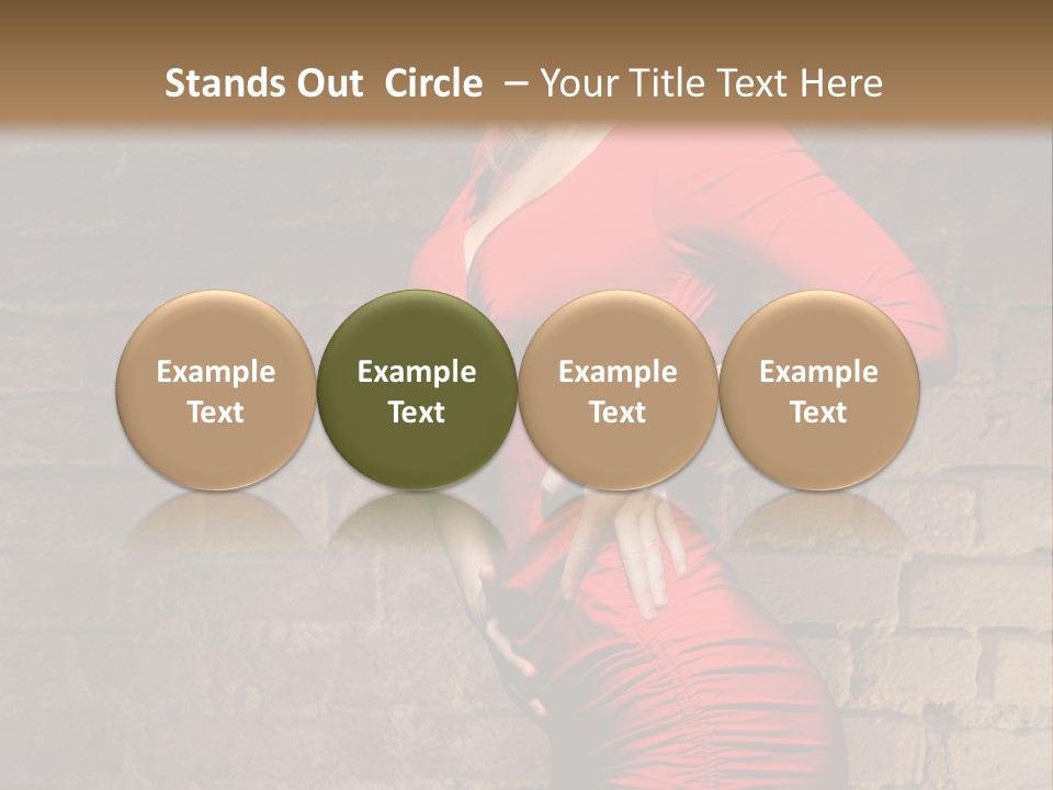 Female Human Hair PowerPoint Template