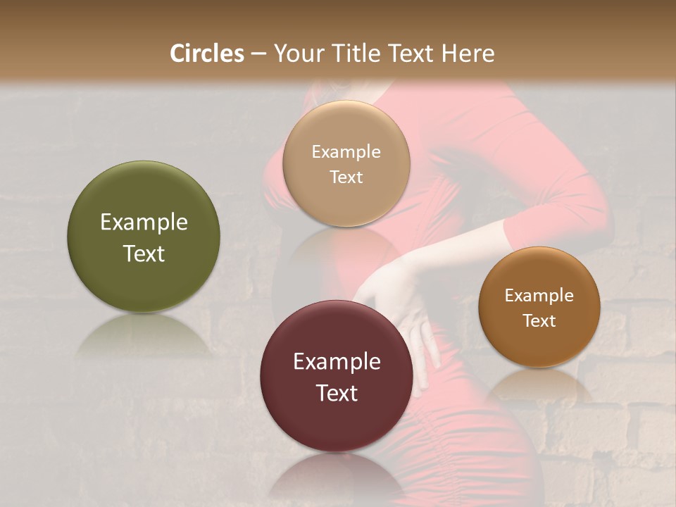 Female Human Hair PowerPoint Template