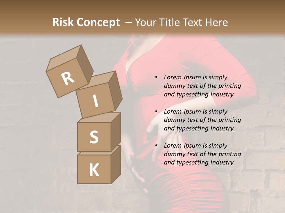 Female Human Hair PowerPoint Template