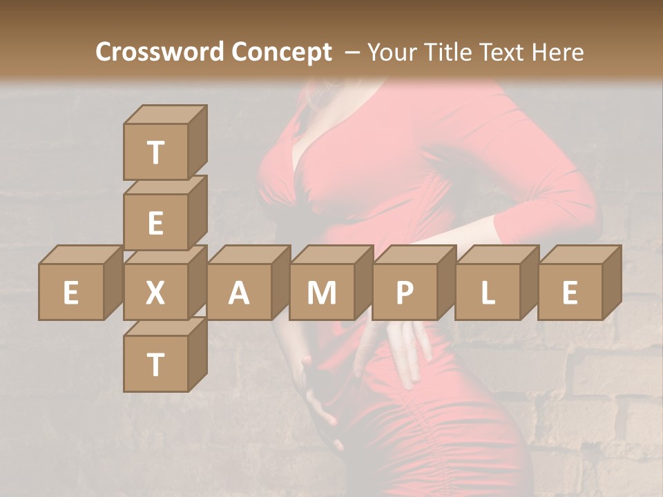 Female Human Hair PowerPoint Template