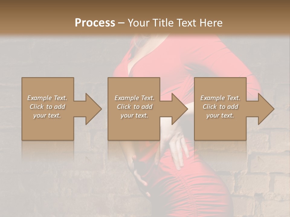 Female Human Hair PowerPoint Template