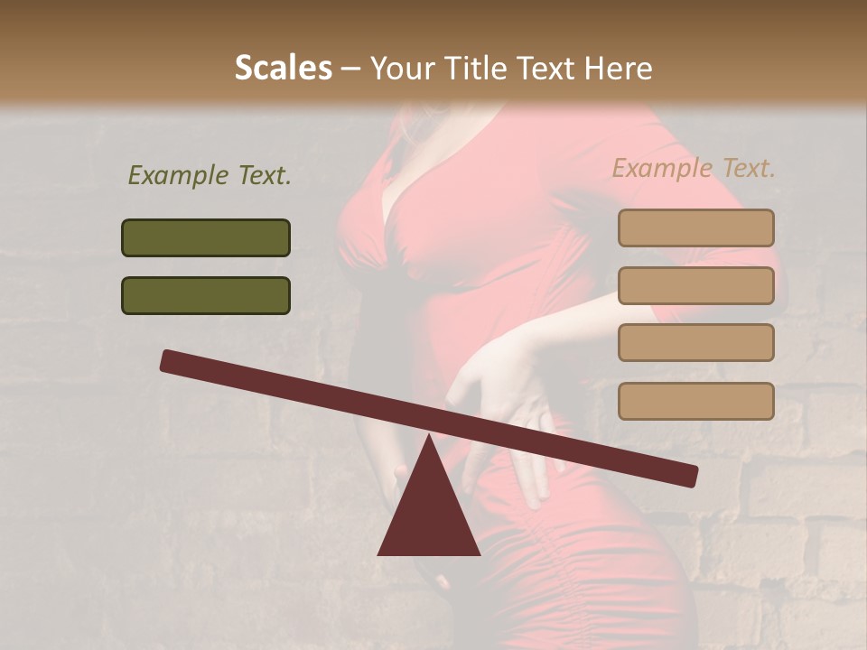 Female Human Hair PowerPoint Template