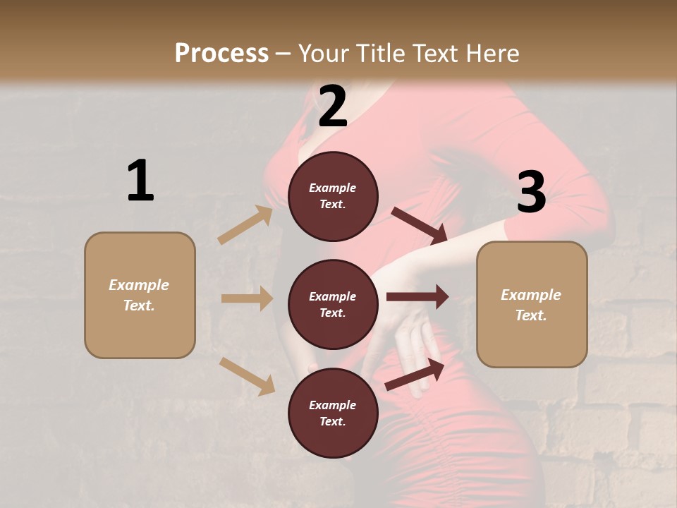 Female Human Hair PowerPoint Template