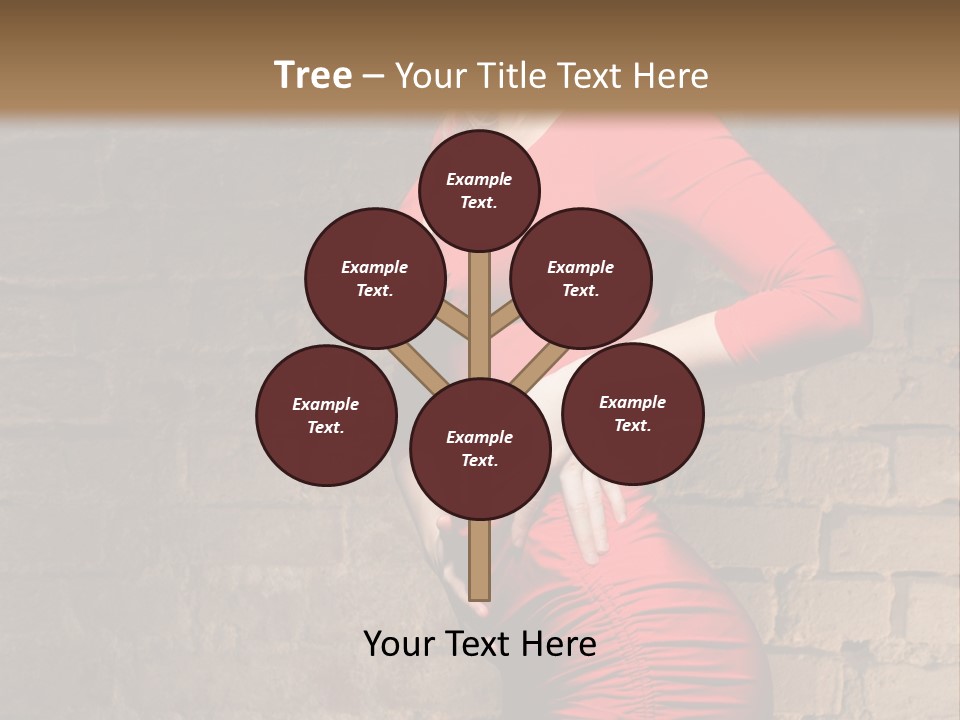 Female Human Hair PowerPoint Template