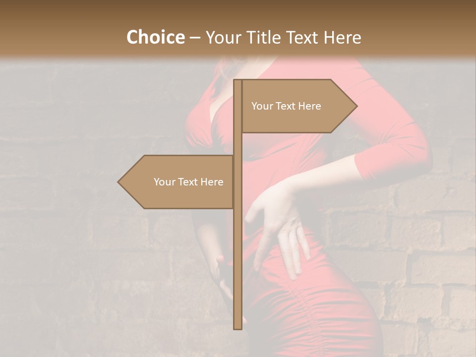 Female Human Hair PowerPoint Template