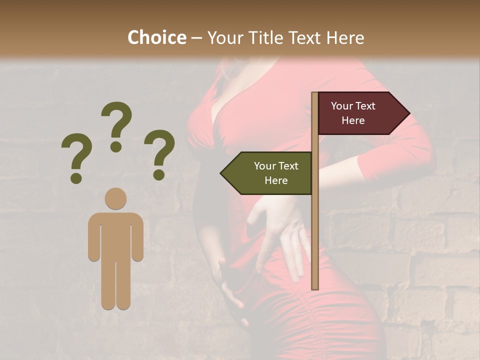 Female Human Hair PowerPoint Template