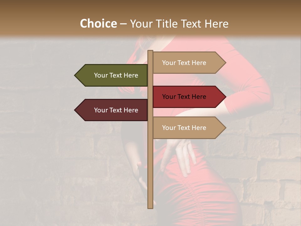 Female Human Hair PowerPoint Template