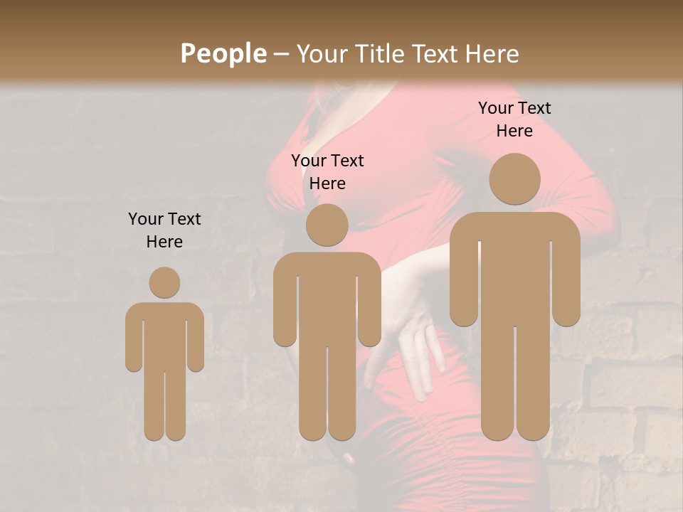 Female Human Hair PowerPoint Template