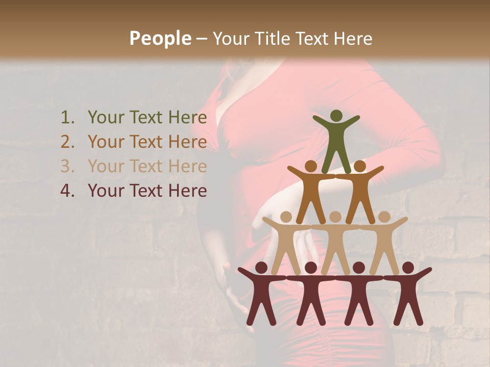 Female Human Hair PowerPoint Template